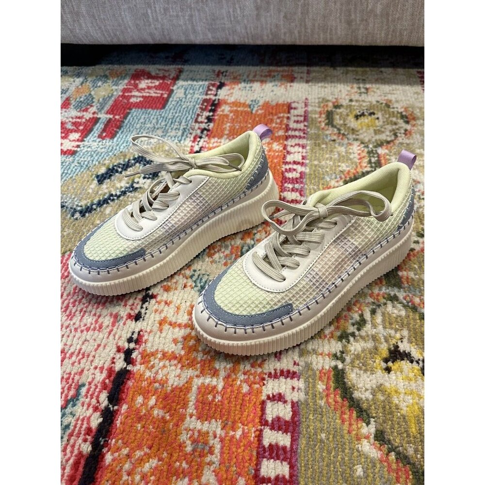 Nicole Miller Brita‎ Multi Color Platform Sneakers | New Spring Color | NWOB 9